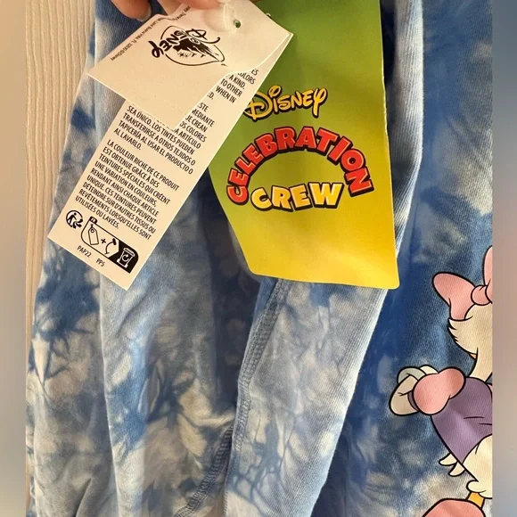 LIMITED EDITION - Mickey Mouse & Friends Tie-Dye Disney Celebration Crew - NWT - Picture 6 of 6